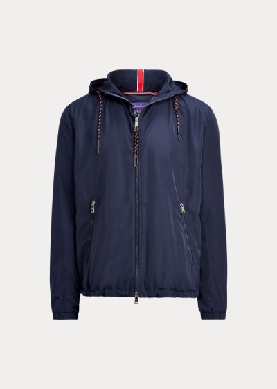 Chaquetas Ralph Lauren Hombre Azul Marino - Widmore RLX Hooded - FGBQC9023